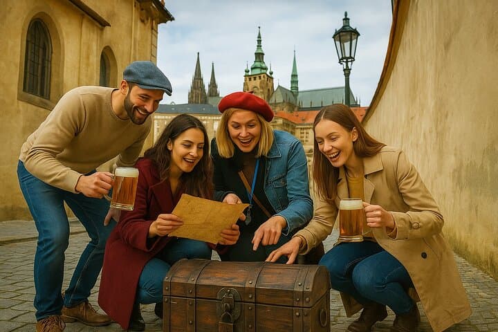 Legends of Prague: Castle, Strahov Library & Hidden Treasure Walking Tour