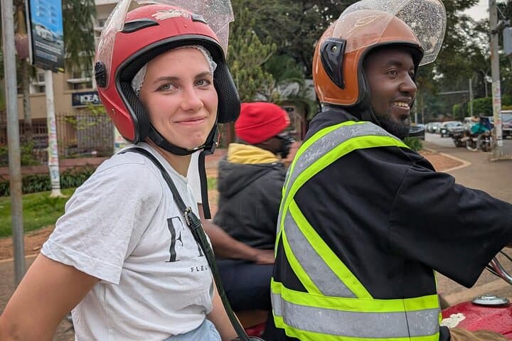 Kampala Motorbike City Tour — Gaddafi Mosque, Owino Market & Independence Monument photo 4
