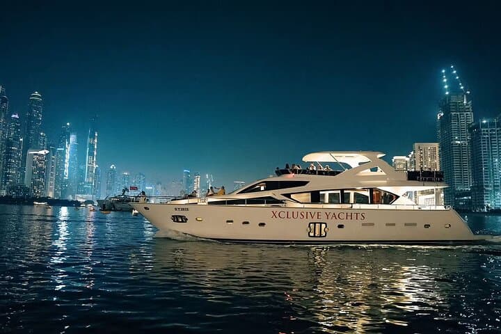 Sunrise or Sunset Luxury Yacht Cruise in Dubai Marina: Breakfast & BBQ on the Water photo 1