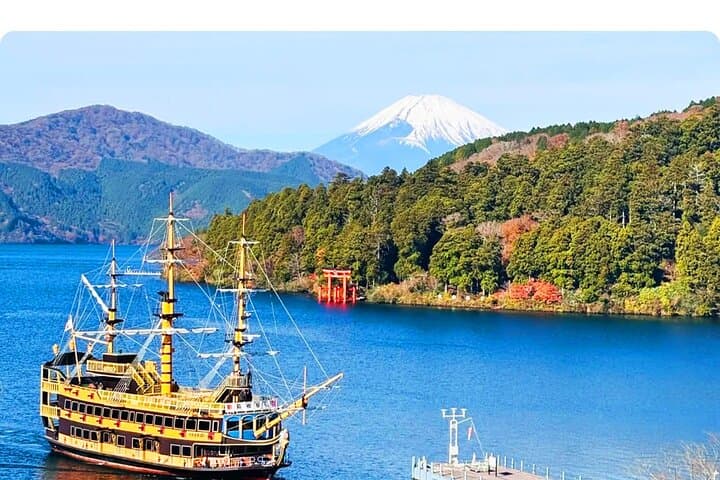 Mt Fuji & Hakone: Lake Ashi Pirate Ship, Owakudani Vents & Ropeway Day Tour