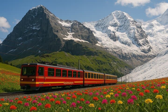 4-Day Switzerland from Zurich: Alps, Lakes & Charming Towns by Private Chauffeur
