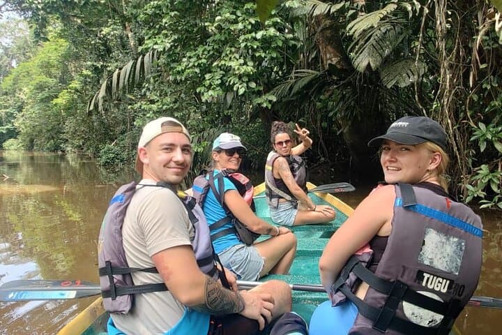 Silent Canoe Tour Through Tortuguero Canals — Rainforest Wildlife Exploration photo 5