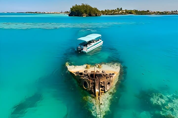 Private Bermuda Historic Sightseeing Cruise with Swim Stops — Hamilton Harbor Boat Tour