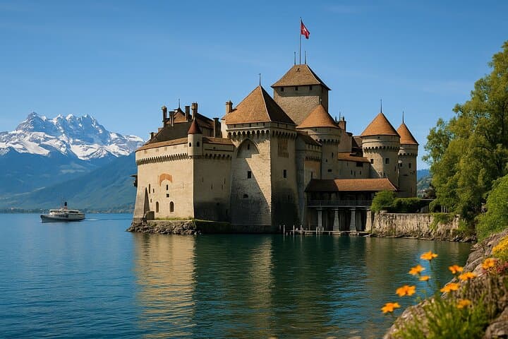 Swiss Riviera Day Trip: Montreux & Chillon Castle from Zurich photo 4