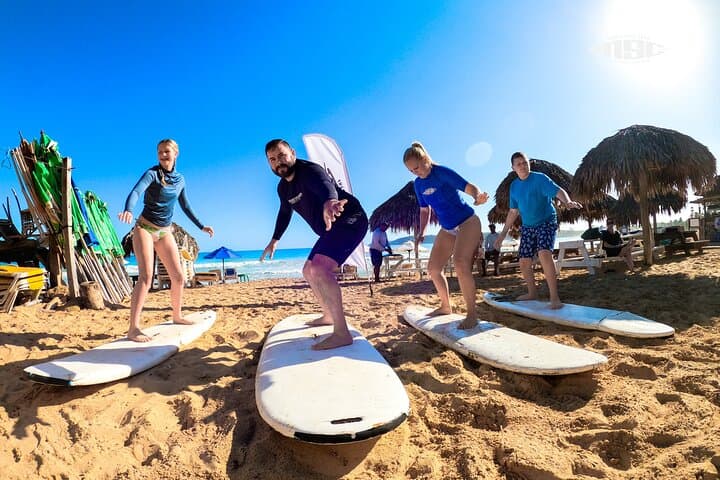 Beginner Group Surf Lessons at Macao Beach, Punta Cana — 2-Hour Surf School with Pickup photo 6