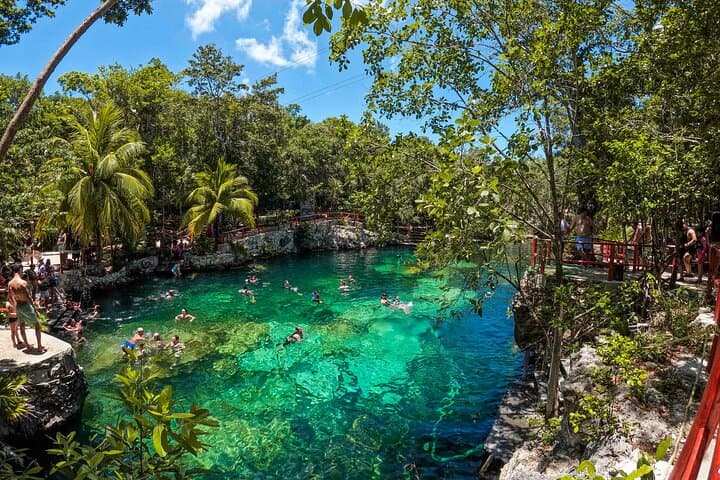 Casa Tortuga Cenotes: 4-Cenote Day Pass with Zipline, Kayak & Taco Buffet photo 2