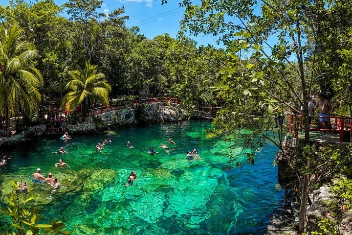 Casa Tortuga Cenotes: 4-Cenote Day Pass with Zipline, Kayak & Taco Buffet photo 4