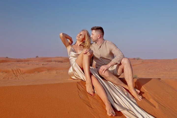 Premium Dubai Desert Safari and ATV Experience: Luxury Camp, Dune Bashing & Sandboarding photo 5