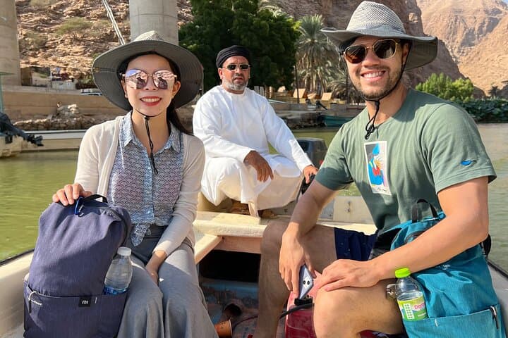 From Canyon Pools to Dune Crests: Wadi Shab & Wahiba Sands Day Adventure from Muscat