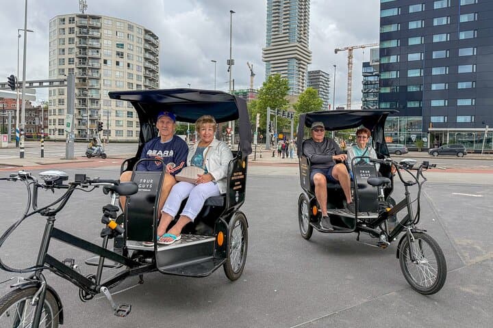Glide Through Rotterdam: Private Pedicab Rickshaw Tour With a Local Guide photo 5