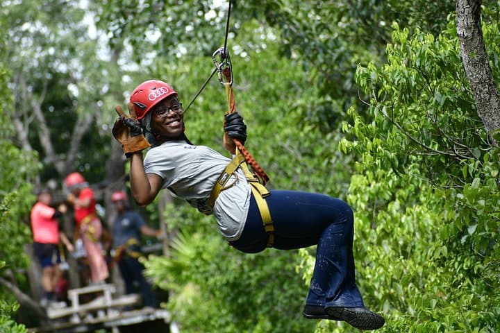 Jungle Rush: ATV, 7-Zipline Canopy & Cenote Swim on Ruta de los Cenotes photo 3