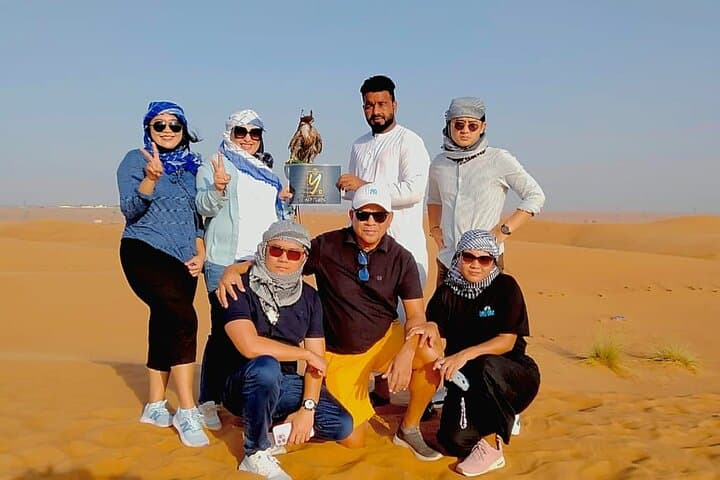 Dubai Red Dunes Desert Safari with BBQ Dinner and Evening Shows