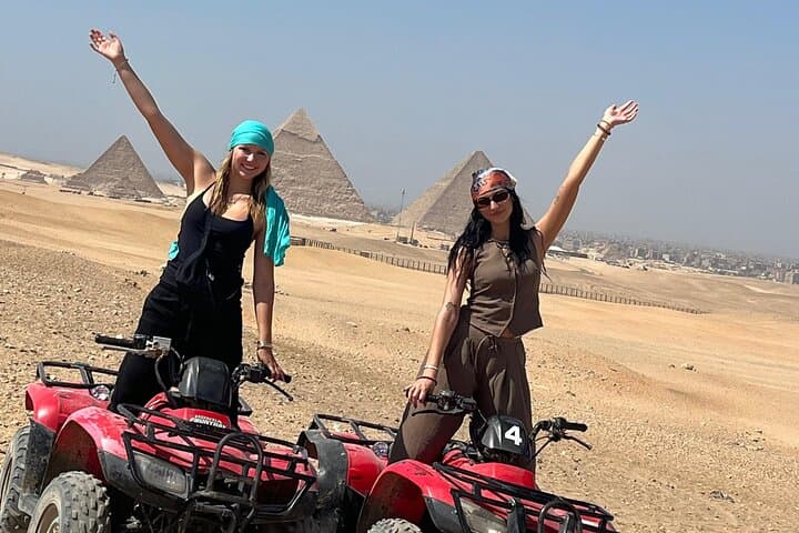 Giza Pyramids & Sphinx: ATV Quad Tour, Camel Ride and Bazaar Shopping photo 5