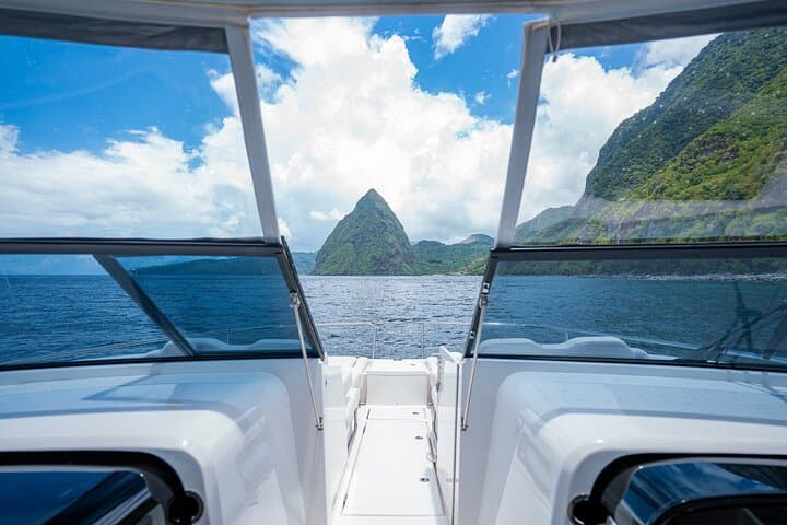 Down the Coast Day Cruise: Snorkel, Pitons Views & Beach Picnic in Saint Lucia