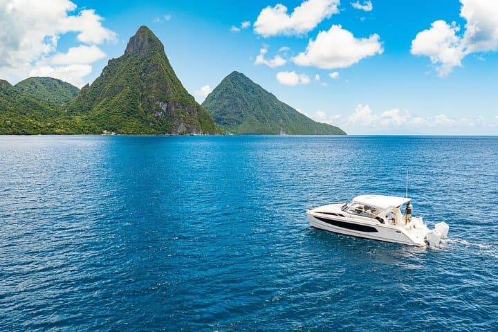 Down the Coast Day Cruise: Snorkel, Pitons Views & Beach Picnic in Saint Lucia photo 2