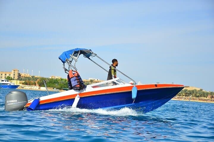 Private Speedboat to Orange Bay (Hurghada) — Half-Day Red Sea Escape