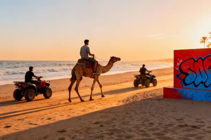 Agadir Quad Biking and Sunset Camel Ride: Dunes to Shoreline Adventure