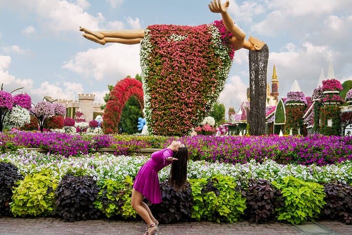 Dubai Miracle Garden Admission — Explore 45 Million Flowers & Iconic Photo Spots photo 1
