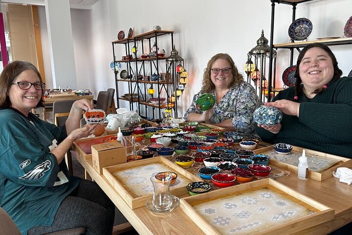 Turkish Mosaic Lamp Workshop in Somerset, NJ — Hands-On Art Class photo 4