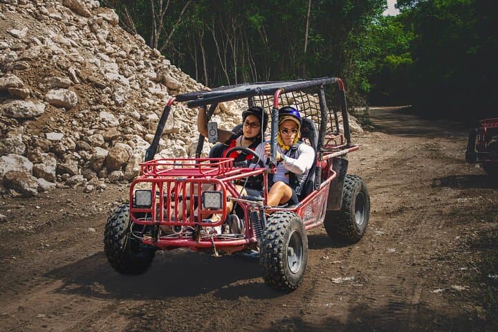 Jungle Buggy, Zipline & Cenote Adventure from Cancún