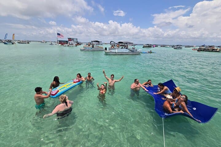 Destin Pontoon Rental to Crab Island — Self-Guided Boat Charter photo 3