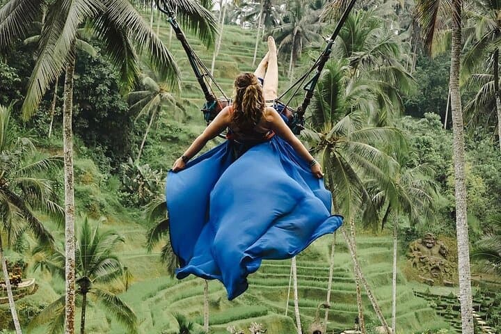 Ubud Full-Day Tour: Monkey Forest, Tegalalang Rice Terraces, Bali Swing & Two Waterfalls photo 3