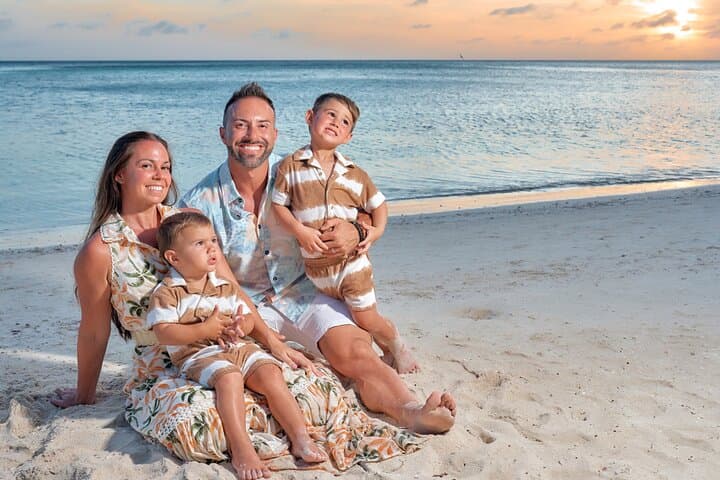 Aruba Private Photo Shoot: Island Portrait Session with Drone Shots