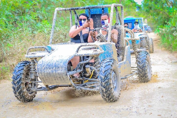 Off-Road Buggy Adventure to Macao Beach: Hidden Taino Cave & Mud Tracks in Punta Cana photo 4