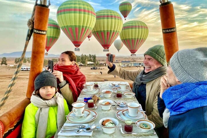 Private Hot-Air Balloon Flight with Gourmet Seated Breakfast in Marrakech photo 6