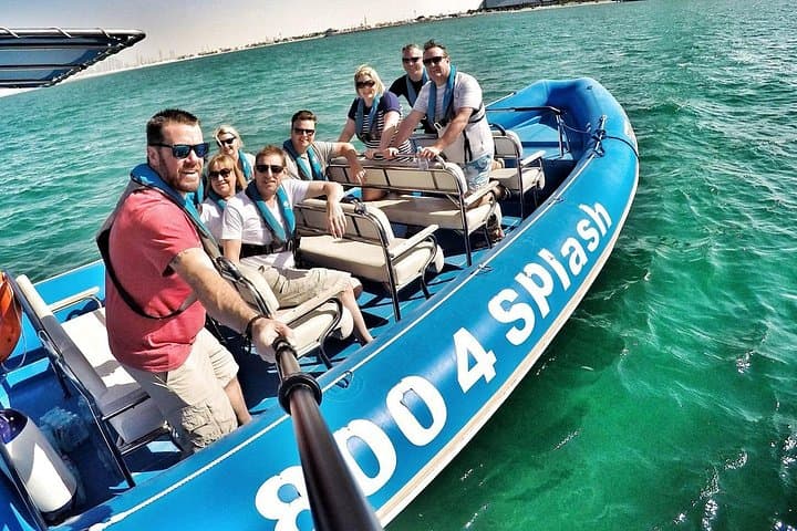 90-Minute Dubai Speedboat Tour: Marina, Palm & Burj Al Arab Views photo 1