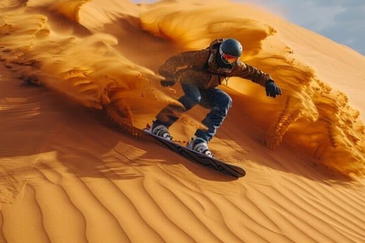 Agadir Sandboarding at Timlalin & Tamri Dunes — Sunset Sand Surfing Adventure