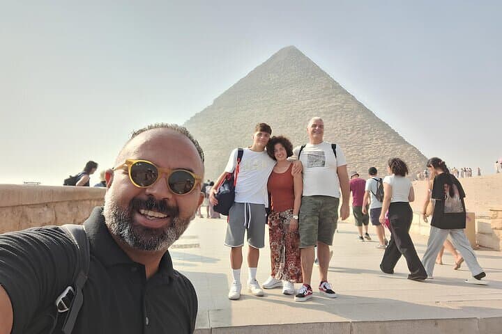 VIP Giza & Grand Egyptian Museum Tour — Pyramids, Sphinx, Camel Ride & Free Felucca photo 4
