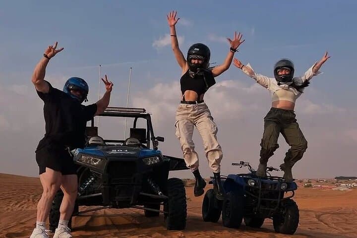 Private Dubai Desert Safari: Dune Bashing, Camel Ride & BBQ Experience photo 4