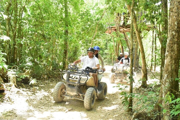 4-in-1 Jungle Adventure near Cancun: ATV, Zipline, Horseback & Cenote photo 3