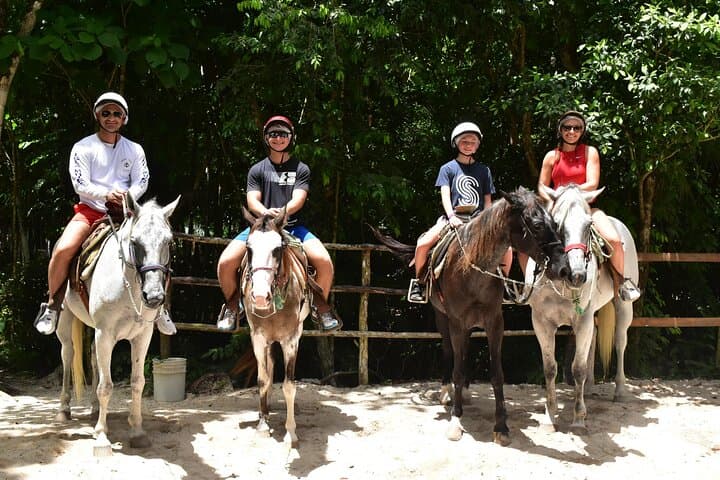 4-in-1 Jungle Adventure near Cancun: ATV, Zipline, Horseback & Cenote photo 6