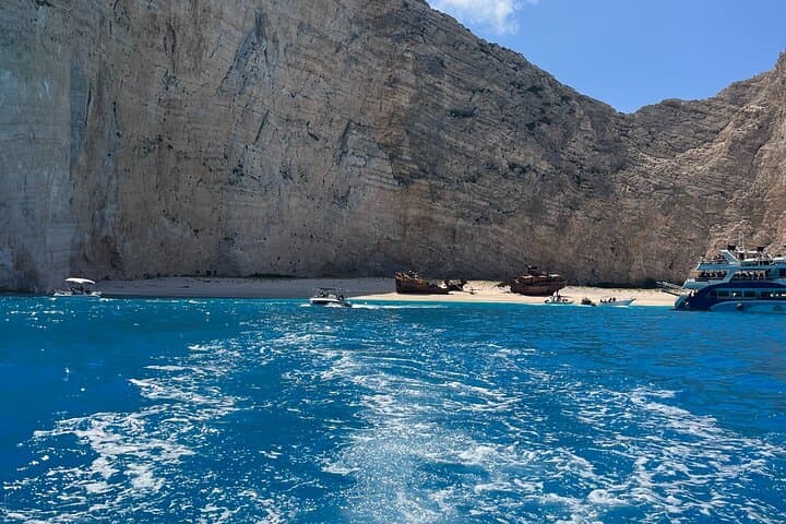 Zakynthos Shipwreck Beach & Blue Caves Daily Cruise
