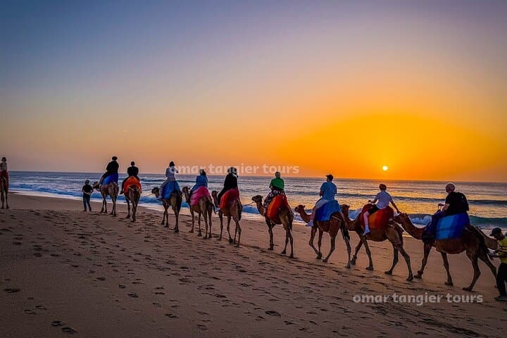 Sunset Camel Ride in Tangier: Cap Spartel & Hercules Caves Beach Experience photo 3