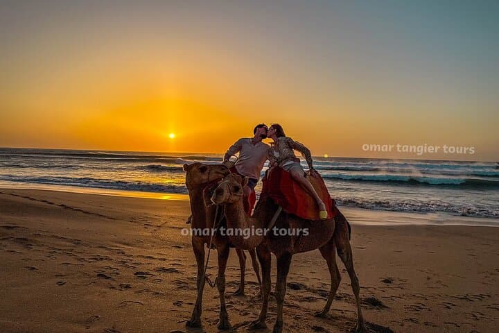 Sunset Camel Ride in Tangier: Cap Spartel & Hercules Caves Beach Experience photo 2