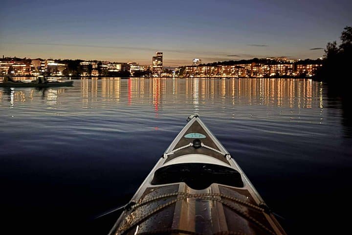 Stockholm by Night: Winter Kayak Tour with Dry Suit photo 4