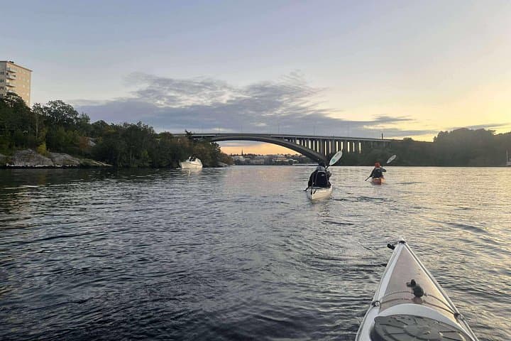 Stockholm by Night: Winter Kayak Tour with Dry Suit photo 6