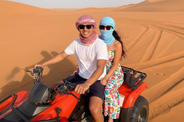 Dubai Desert Quad Biking Adventure: 1-Hour Dune Ride & Photo Stops photo 4