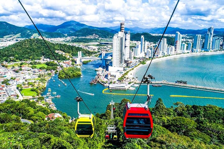 Balneário Camboriú Cable Car & Unipraias Park Day Trip from Florianópolis