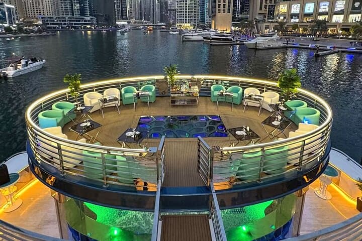 Dubai Marina Dinner Yacht Cruise — Skyline Views, Live Music & International Buffet photo 3