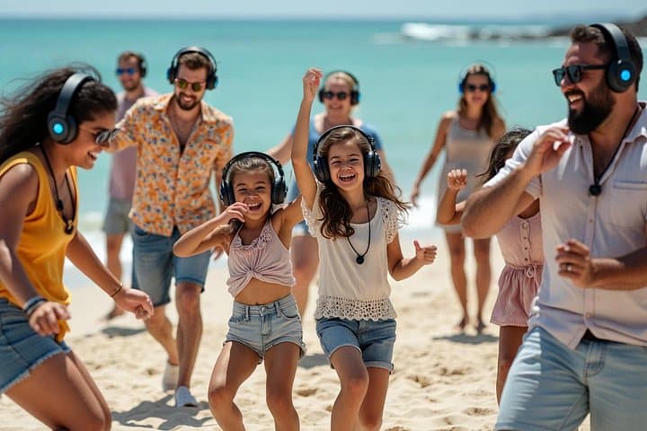Mindful Dance Party on Ka'anapali Beach at The Westin — Sunset Silent Disco in Maui photo 2