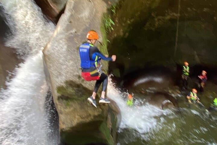 Canyoning Los Anillos Route: Waterfall Slides and Deep-Pool Jumps in Vallejuelo photo 4