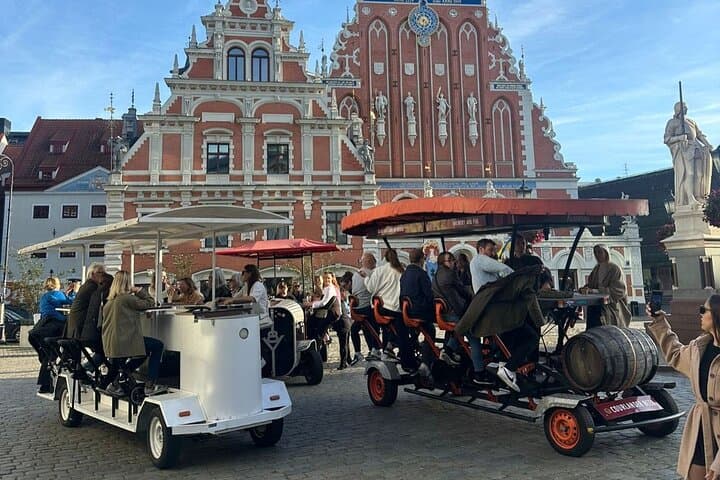 Pedal & Pour: Riga Prosecco and Beer Bike Tour Through Old Town
