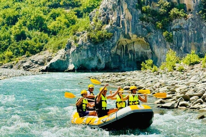 Raft the Wild Vjosa & Soak at Benja Thermal Baths — Day Trip from Tirana