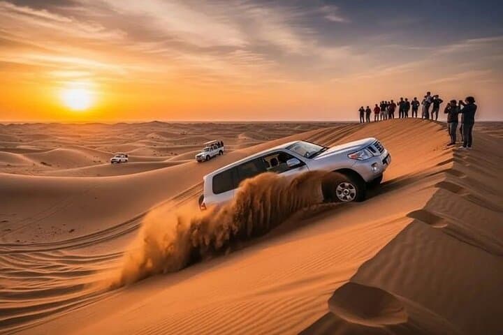 VIP Desert Safari Dubai: Dune Bashing, Camel Rides & Sunset BBQ