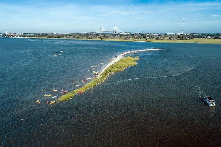 Shark Tooth Hunting and Crab Bank Island Boat Tour from Charleston photo 1