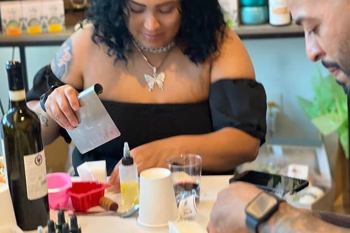 Sip and Soap Crafting Class in Newark, NJ — Hands-On Natural Soap Workshop photo 6